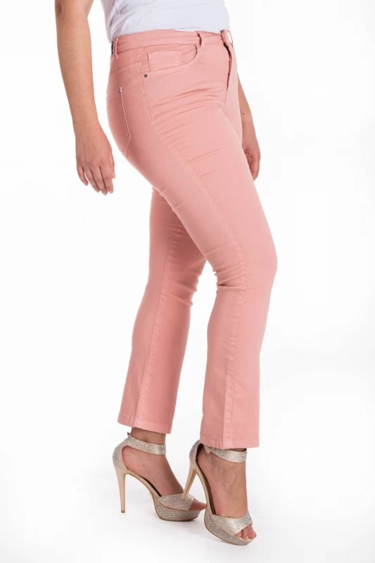 Jeans de couleur taille haute stretch