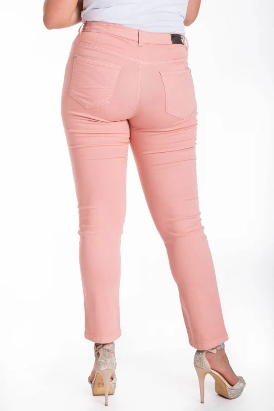 Jeans de couleur taille haute stretch