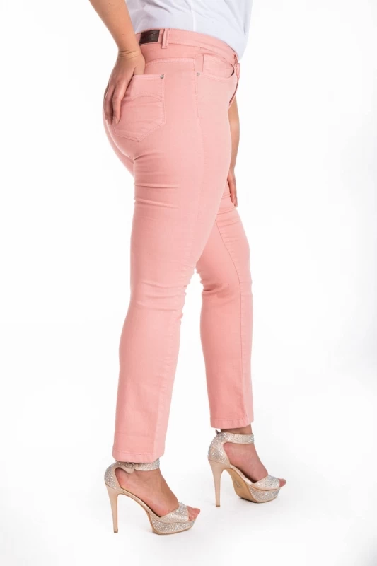 Jeans de couleur taille haute stretch