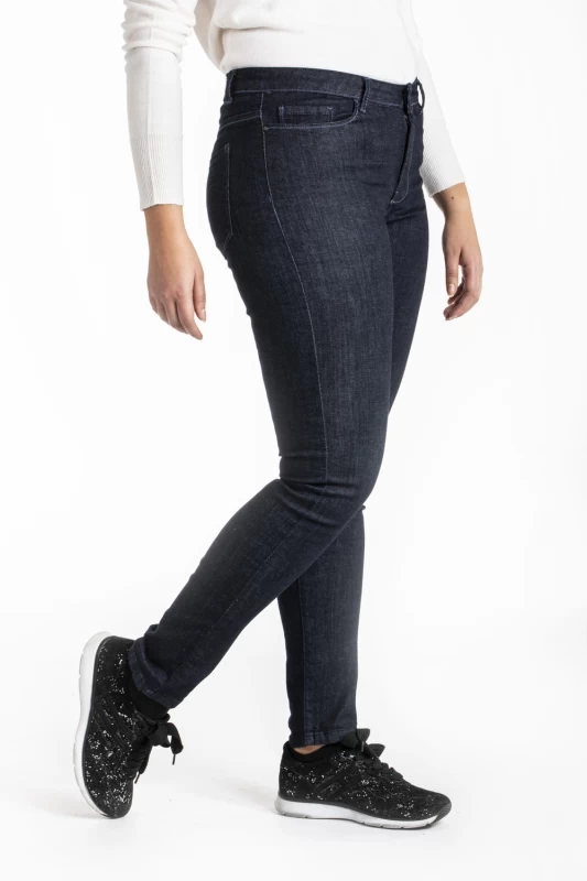 Jeans taille haute slim denim