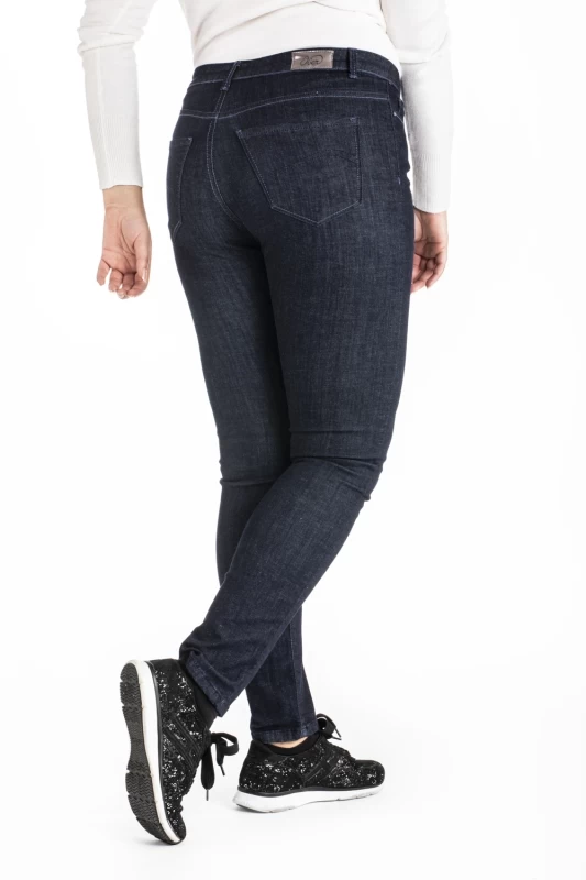 Jeans taille haute slim denim