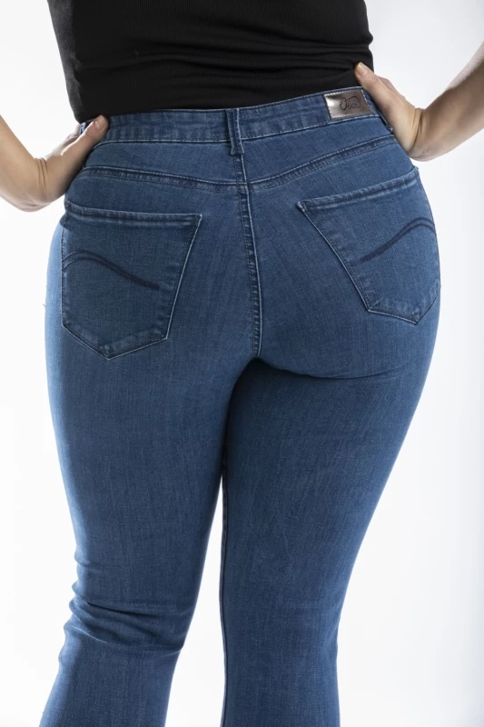 Jeans slim taille haute stretch