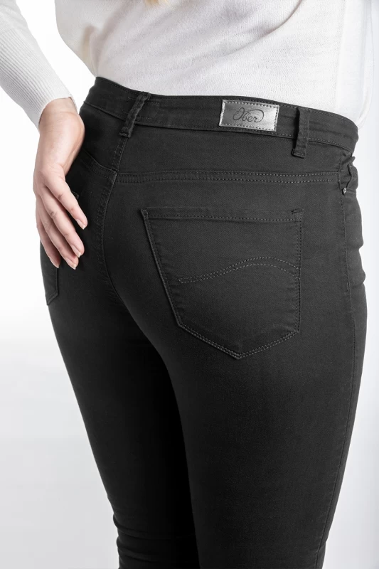 Jeans slim taille haute stretch