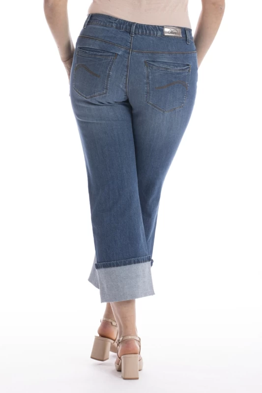 Jeans regular avec maxi revers OBHEM1