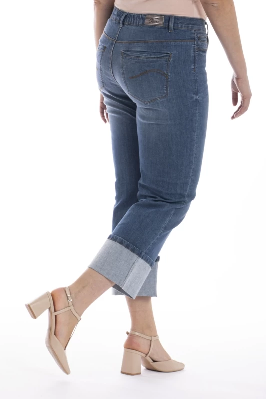 Jeans regular avec maxi revers OBHEM1