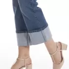 Jeans regular avec maxi revers OBHEM1