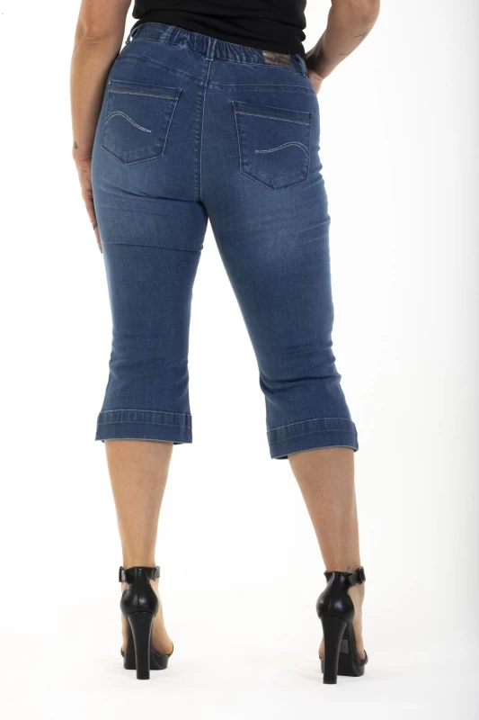 Pantacourt taille haute stretch OBP17