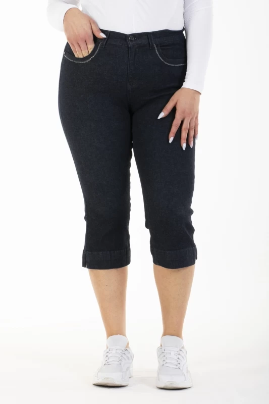 Pantacourt taille haute stretch OBP18